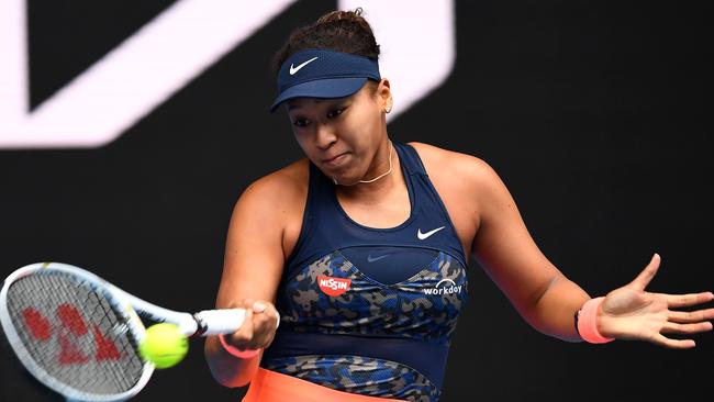 Japan's Naomi Osaka in action at the Australian Open. Picture: AFP