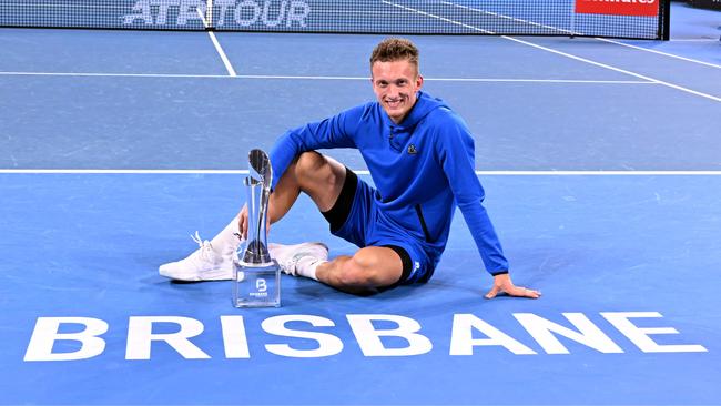 Jiri Lehecka was pleased with his week at the Brisbane International. Picture: William WEST / AFP