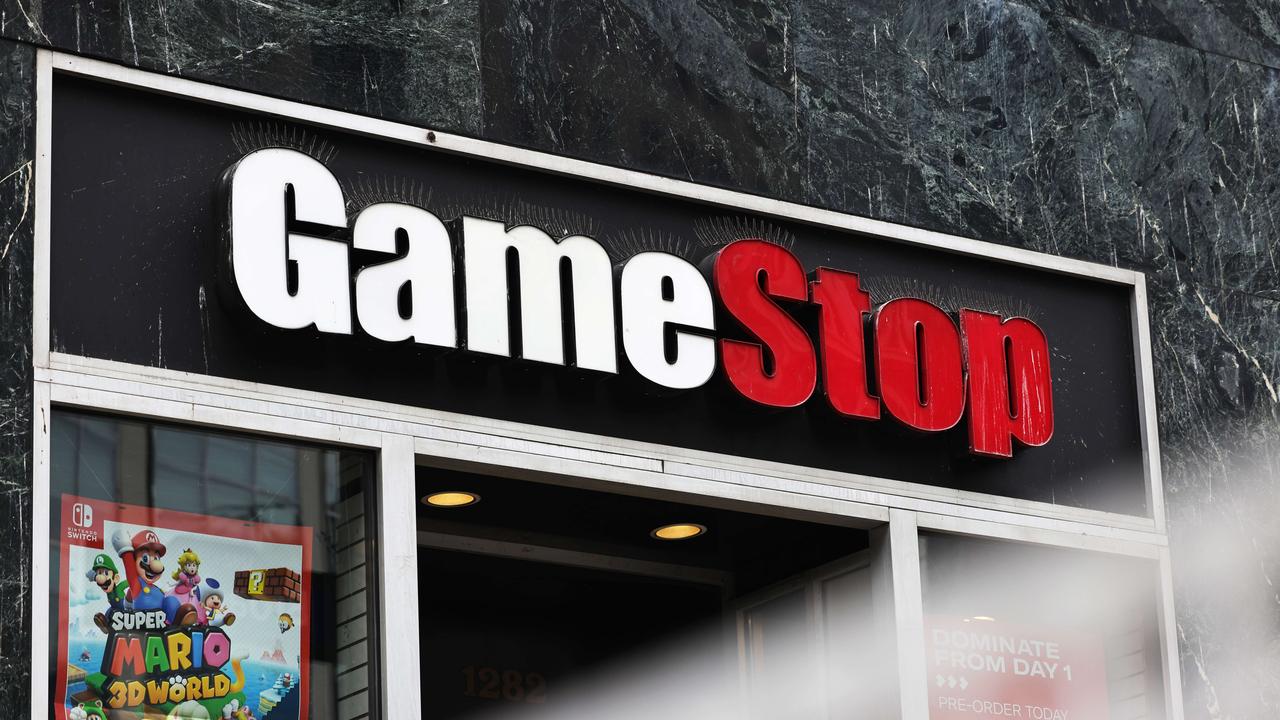 US company GameStop is a brick-and-mortar video game retailer. Picture: Michael M. Santiago/Getty Images/AFP