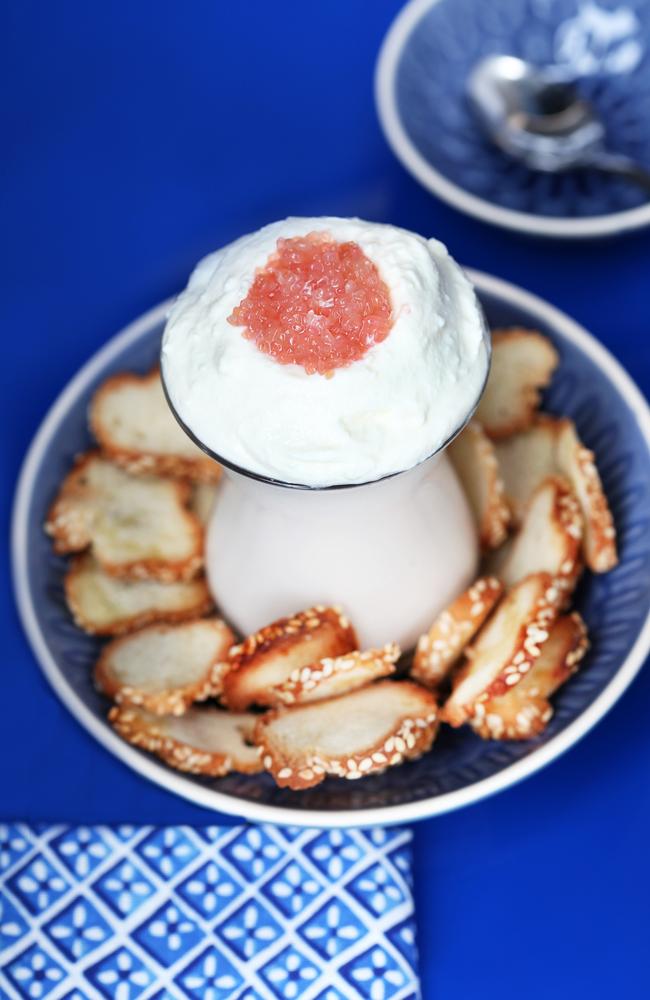 Delicious tarama dip.