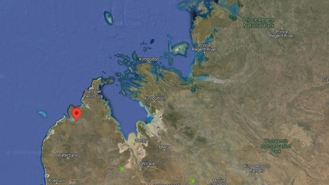 More than 40 asylum seekers were found roaming the remote Western Australian coast north of Broome on February 16. Picture: Supplied