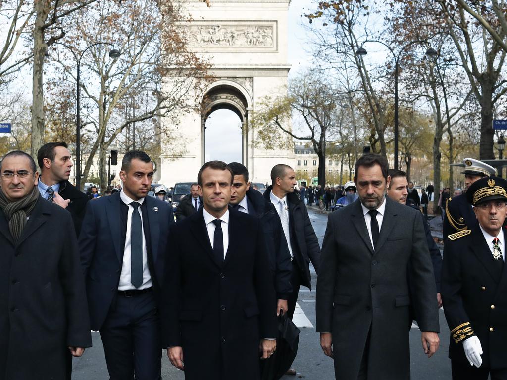 France's President Emmanuel Macron faces criticism from his political opponents for his handling of three weeks of riots and protests. Picture: AP Photo/Thibault Camus