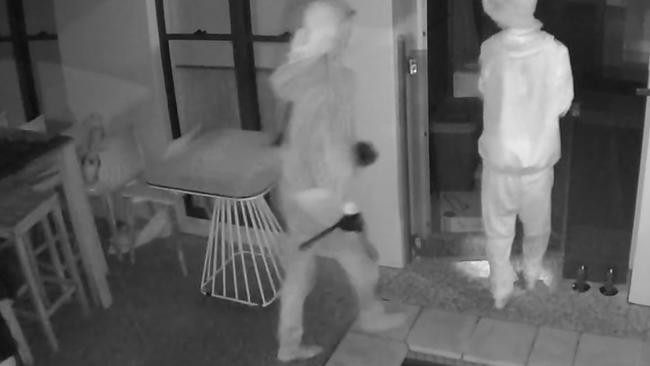 Upmarket homes targeted by youth gang armed with a machete. Picture: supplied.