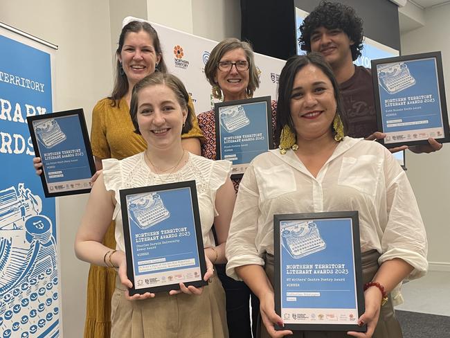 NT Literary Award winners. Picture: Jasmin Afianos