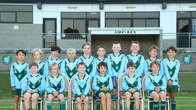 Geelong Ammos Grose under-9 football team. Picture: Alison Wynd