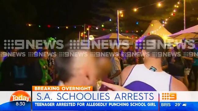 NINE NEWS: Woman punched in face by man at Schoolies