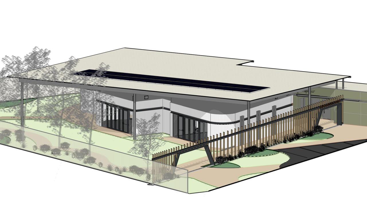 Preliminary design for the redeveloped Driver Family Resource Centre, which would be renamed the Driver Community Centre. Picture: City of Palmerston