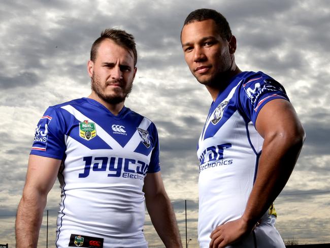 Moses Mbye believes he and Josh Reynolds can ignite the Dogs’ attack in 2017. Picture: Gregg Porteous