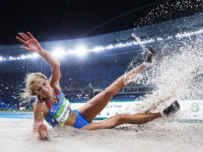 Darya Klishina was Russia’s sole athletics competitor after a similar ban in Rio in 2016. Picture. Phil Hillyard