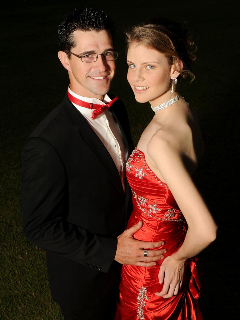 Greg Clift and Amelia Weber at the Palmerston High School 2010 formal at SkyCity Casino.