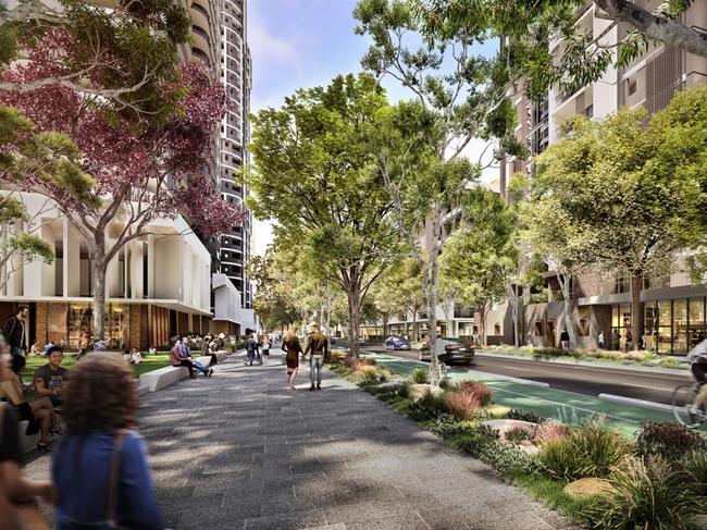 Supplied renders of the proposed development of Burwood North. Picture: Supplied