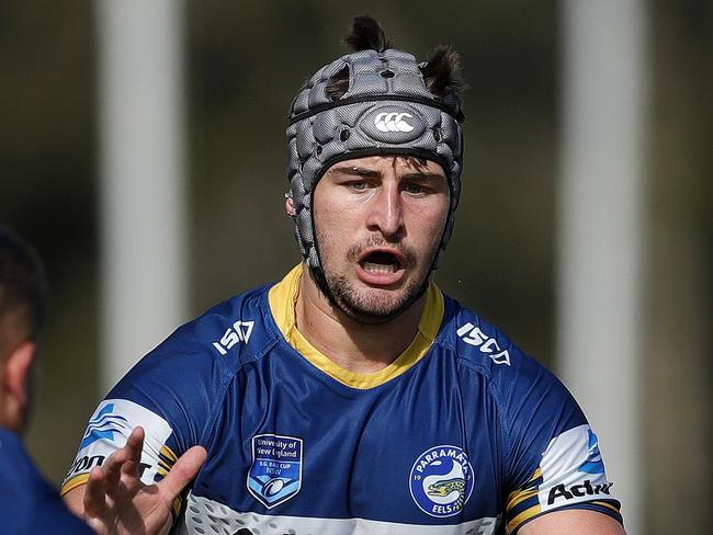 Parramatta's SG Ball star Brock Parker is ready to rip in against the Steelers. MUST CREDIT Bryden Sharp.