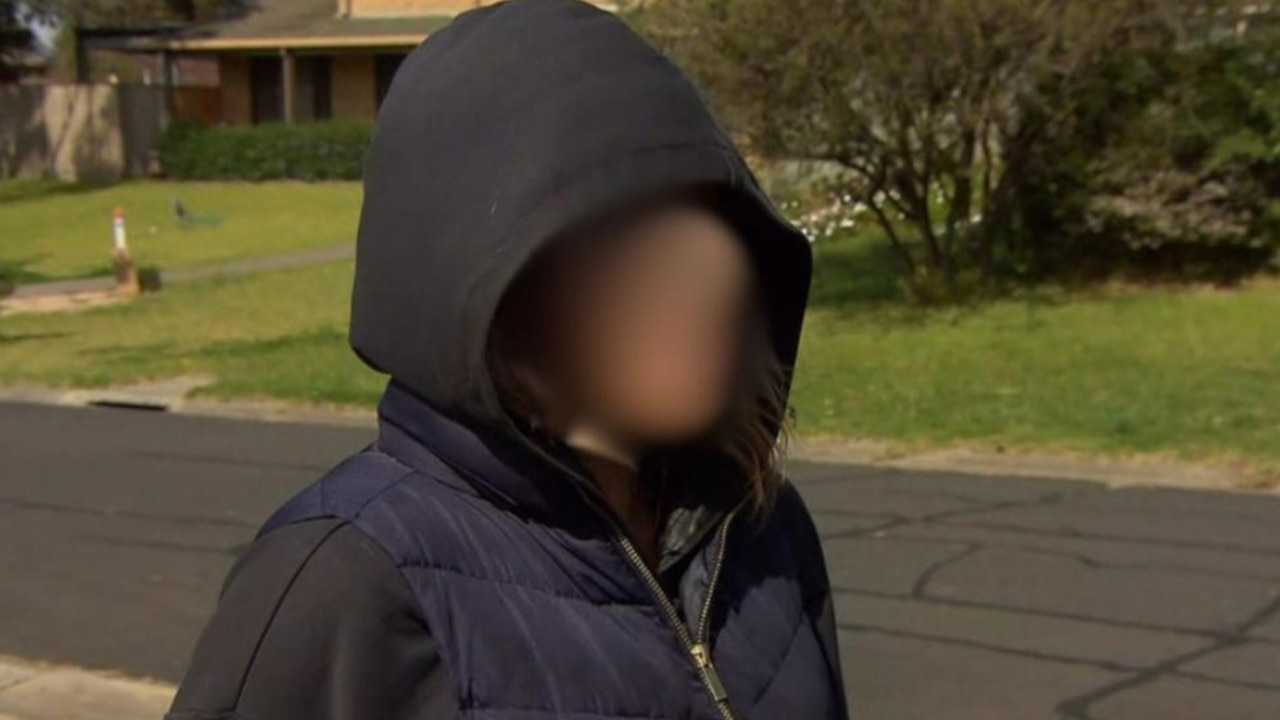 The dogs owner apologised and said she is ‘praying’ for the mum. Picture: 7NEWS