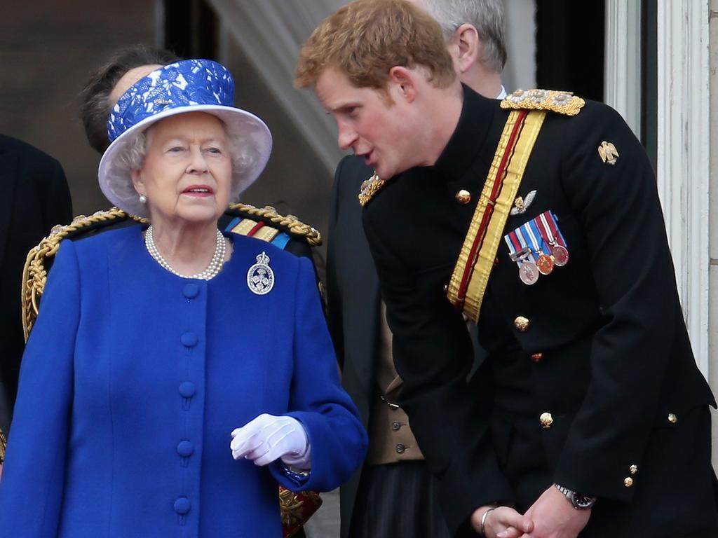 Prince Harry shared a laugh with the Queen during their last conversation.