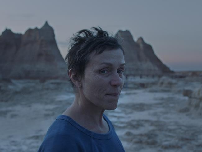 Frances McDormand in the Nomadland. Picture: Searchlight Pictures