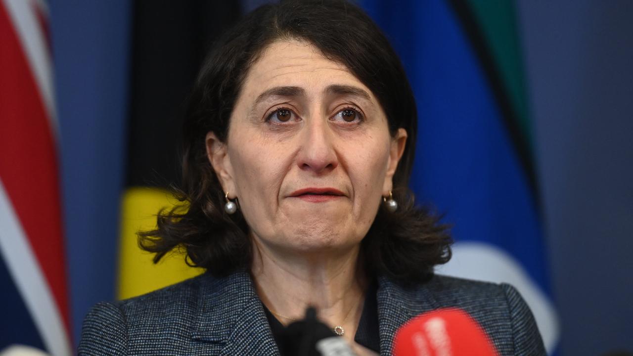 Ms Berejiklian denied any involvement in Mr Maguire’s corrupt activities when she resigned as Premier on Friday. Picture: NCA NewsWire / Jeremy Piper