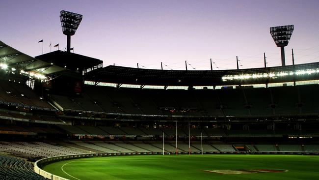 A fight took place in a car park near the MCG on Saturday night.