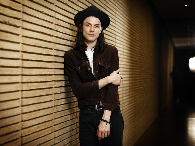 English singer James bay pictured in Woolloomooloo. Picture: Sam Ruttyn