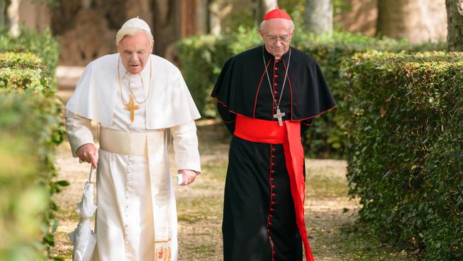 Anthony Hopkins and Jonathan Pryce are expertly cast in The Two Popes.