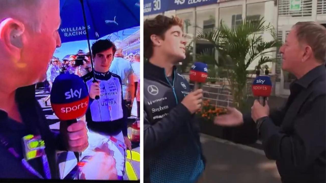 ‘It was my fault’: Martin Brundle takes the blame over Franco Colapinto grid walk snub