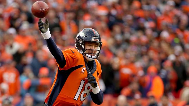 Peyton Manning in action for Denver. Picture: Getty