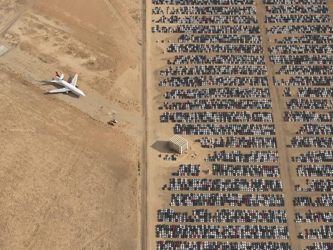 The VW emissions scandal began in 2015, when the EPA issued a notice of violation of the Clean Air Act to Volkswagen Group. Today thousands of VW &amp; Audi models 2009-2015 sit in the California deserts. Picture: Jassen Todorov / National Geographic Photo Contest