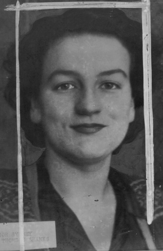 Betty Shanks, a UQ psychology graduate was murdered in the quiet Brisbane suburb of Grange in 1952. To date police are yet to confirm what happened to her. Picture: News Corp Australia 