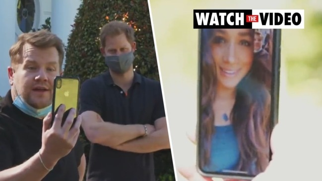 Prince Harry FaceTimes Meghan Markle from the The Fresh Prince of Bel-Air house (James Cordan)