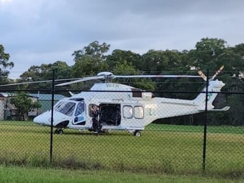 A 50-year-old man was airlifted after falling at the bush bike tracks in Sydney's southwest. Picture: Facebook