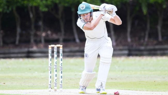 Taj Annan playing for Brisbane Boys' College in 2020 (AAP Image/Renae Droop)