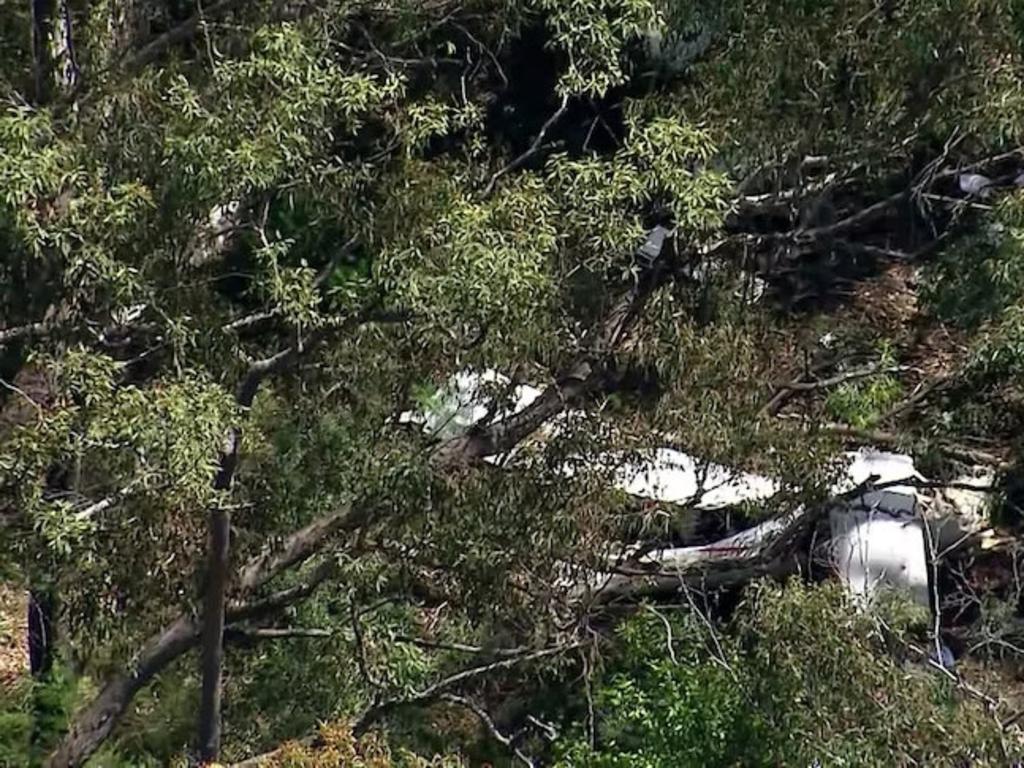 The two planes crashed into each other in the vicinity of Belimbla Park near Oakdale on Saturday. Picture: ABC