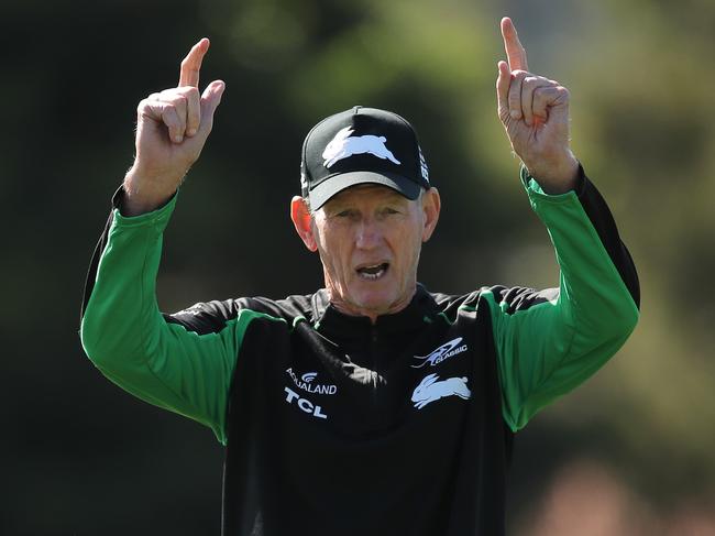 The Rabbitohs have been thrilled with the service given by Wayne Bennett. Picture: Matt King/Getty Images