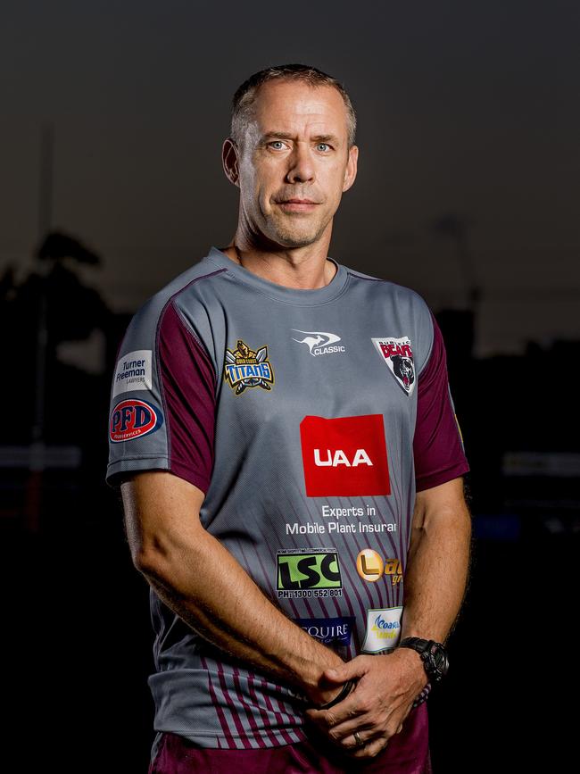 Burleigh Bears A-Grade coach Matt Foster. Picture: Jerad Williams