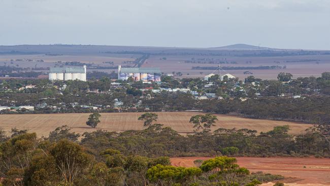 A general view of Kimba, near Napandee, where the new National Radioactive Waste Management Facility will be built. Picture: Matt Turner