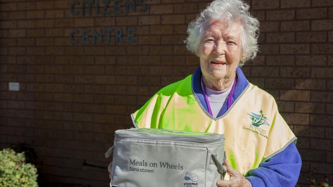 Meals on Wheels volunteer Betty Seery, 93.