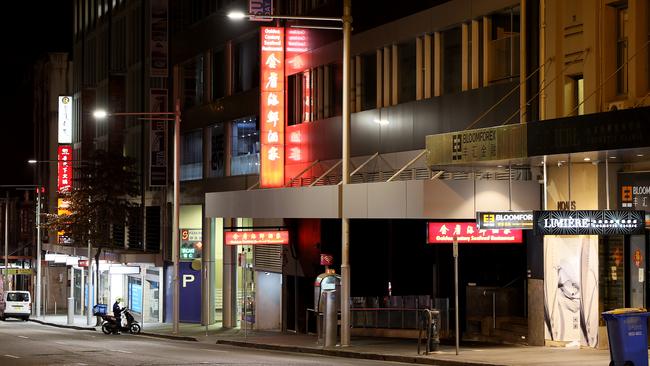 The famous Golden Century restaurant on Sussex St in Haymarket, which closed its doors last year. Picture: Toby Zerna