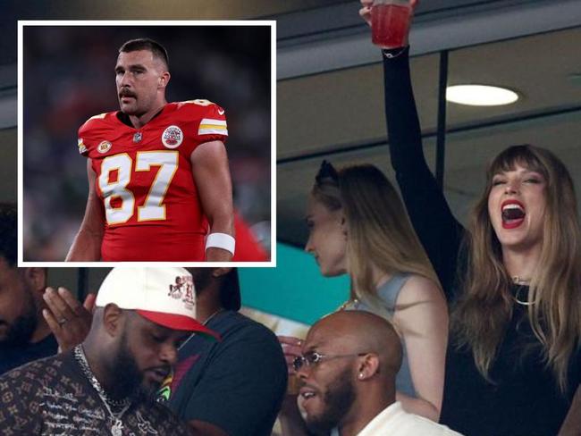 Taylor Swift and Travis Kelce