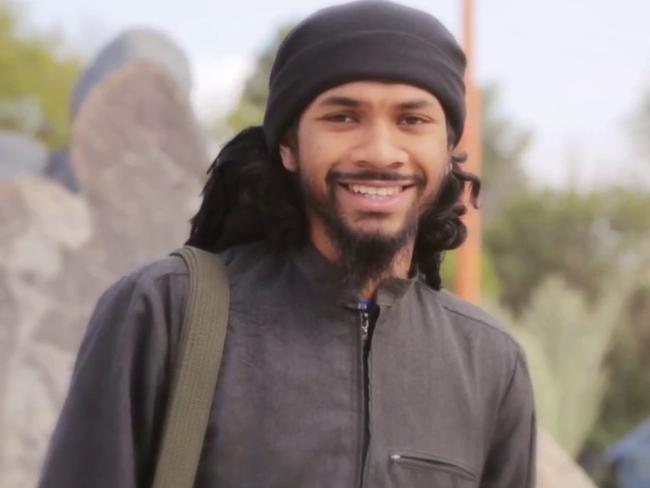 Neil Prakash urged terrorist attacks in Australia in a Islamic State propaganda video, in which the top Australian in the group also detailed his journey to jihad. Picture: Supplied