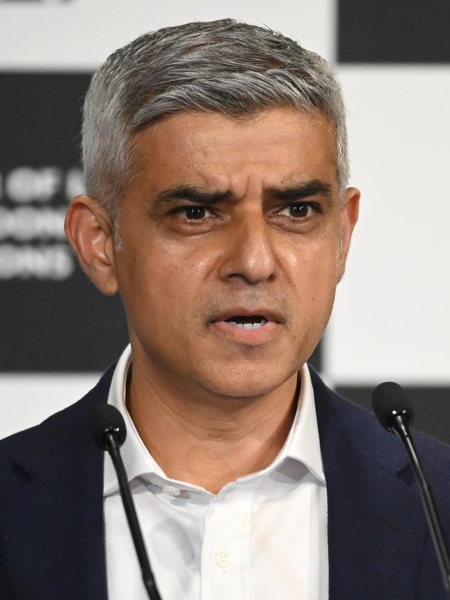 London Lord Mayor Sadiq Khan. Picture: Leon Neal/Getty Images