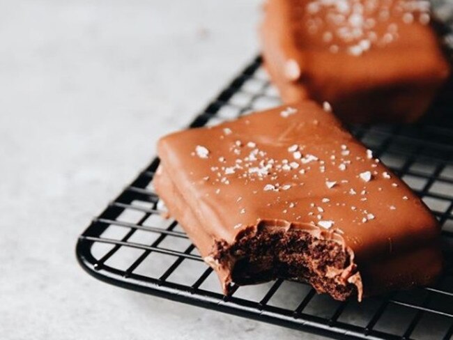 The homemade Tim Tam. Picture: Instagram.