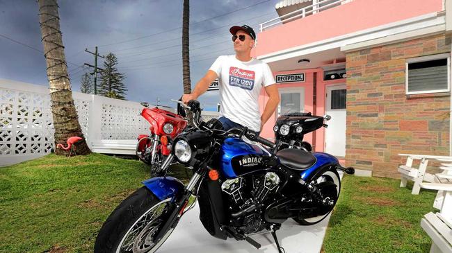 FEATURE: Indian Motor Cycles dealer Peter Carpenter is looking forward to bikes being a feature of Cooly Rocks On. Picture: Scott Powick