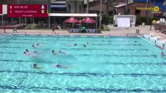 Replay: Barbarians Maroon v Trinity Lutheran (Opens 5th Play-Off) - Water Polo Queensland All Schools Championships