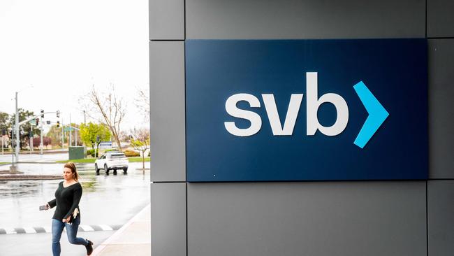 SVB collapsed earlier this year, sending shockwaves through the world. Picture: Nah Berger/AFP.