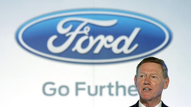 Alan Mulally, president and CEO of the Ford Motor Company gives his verdict on how the Australian economy will suffer without manufacturing cars. Picture: AP 