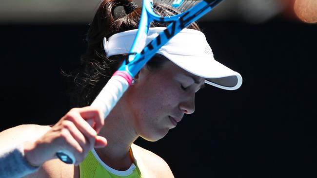 Garbine Muguruza is out of the Australian Open. Picture: Getty Images