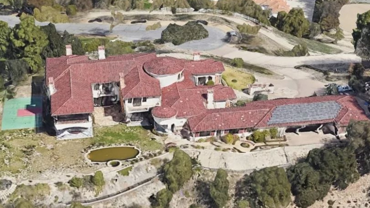 Jessica Simpson's property sits on 2.25 acres in a celebrity-filled private community. Picture: Google