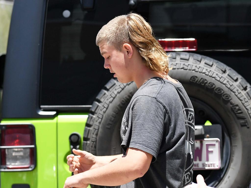 Nathanial Noe leaves Maroochydore Court House. Picture: Patrick Woods.