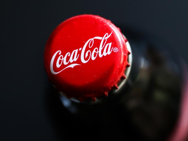 Coca-Cola bottle cap is seen in this illustration photo taken in Krakow, Poland on September 15, 2022. (Photo by Jakub Porzycki/NurPhoto via Getty Images)