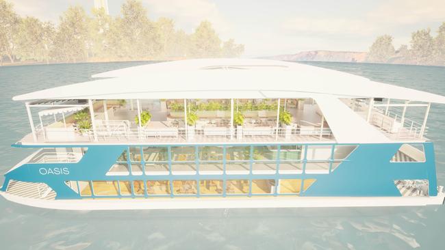 An artist’s impression of the Oasis vessel design