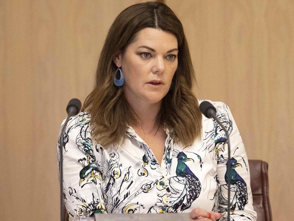 Greens Senator Sarah Hanson-Young wants revenue gained by the code to be spent directly on public interest journalism. Picture: NCA NewsWire/Gary Ramage